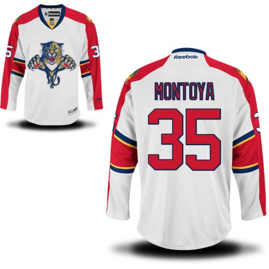 Authentic Reebok Adult Al Montoya Away Jersey - NHL 35 Florida Panthers