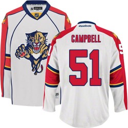 Authentic Reebok Adult Brian Campbell Away Jersey - NHL 51 Florida Panthers