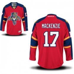 Authentic Reebok Adult Derek Mackenzie Home Jersey - NHL 17 Florida Panthers