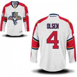 Authentic Reebok Adult Dylan Olsen Away Jersey - NHL 4 Florida Panthers