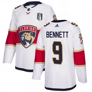 Authentic Adidas Adult Sam Bennett White Away 2023 Stanley Cup Final Jersey - NHL Florida Panthers