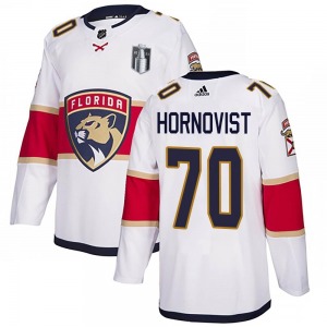 Authentic Adidas Adult Patric Hornqvist White Away 2023 Stanley Cup Final Jersey - NHL Florida Panthers