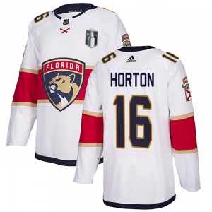 Authentic Adidas Adult Nathan Horton White Away 2023 Stanley Cup Final Jersey - NHL Florida Panthers