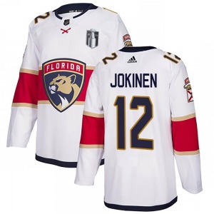 Authentic Adidas Adult Olli Jokinen White Away 2023 Stanley Cup Final Jersey - NHL Florida Panthers