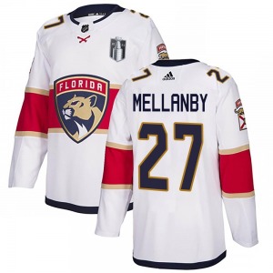 Authentic Adidas Adult Scott Mellanby White Away 2023 Stanley Cup Final Jersey - NHL Florida Panthers