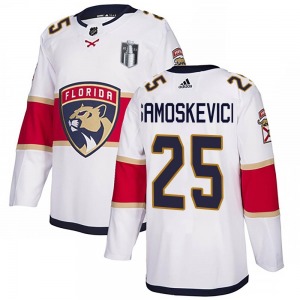 Authentic Adidas Adult Mackie Samoskevich White Away 2023 Stanley Cup Final Jersey - NHL Florida Panthers