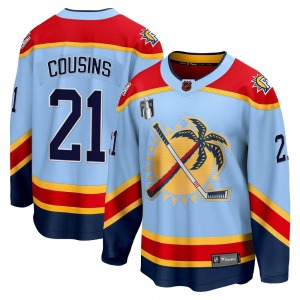 Breakaway Fanatics Branded Youth Nick Cousins Light Blue Special Edition 2.0 2023 Stanley Cup Final Jersey - NHL Florida Panther