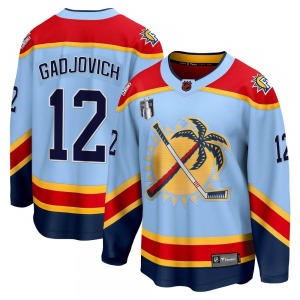 Breakaway Fanatics Branded Youth Jonah Gadjovich Light Blue Special Edition 2.0 2023 Stanley Cup Final Jersey - NHL Florida Pant