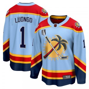Breakaway Fanatics Branded Youth Roberto Luongo Light Blue Special Edition 2.0 2023 Stanley Cup Final Jersey - NHL Florida Panth