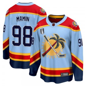 Breakaway Fanatics Branded Youth Maxim Mamin Light Blue Special Edition 2.0 2023 Stanley Cup Final Jersey - NHL Florida Panthers