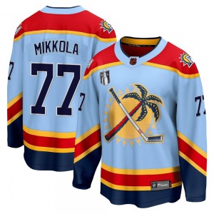 Breakaway Fanatics Branded Youth Niko Mikkola Light Blue Special Edition 2.0 2023 Stanley Cup Final Jersey - NHL Florida Panther