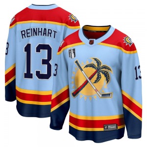 Breakaway Fanatics Branded Youth Sam Reinhart Light Blue Special Edition 2.0 2023 Stanley Cup Final Jersey - NHL Florida Panther