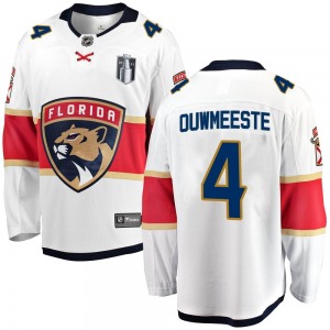 Breakaway Fanatics Branded Adult Jay Bouwmeester White Away 2023 Stanley Cup Final Jersey - NHL Florida Panthers