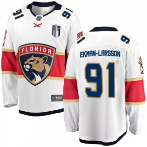 Breakaway Fanatics Branded Adult Oliver Ekman-Larsson White Away 2023 Stanley Cup Final Jersey - NHL Florida Panthers