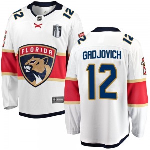 Breakaway Fanatics Branded Adult Jonah Gadjovich White Away 2023 Stanley Cup Final Jersey - NHL Florida Panthers