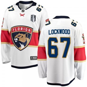 Breakaway Fanatics Branded Adult William Lockwood White Away 2023 Stanley Cup Final Jersey - NHL Florida Panthers