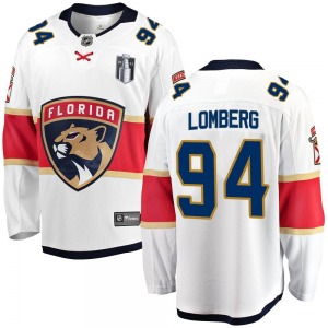 Breakaway Fanatics Branded Adult Ryan Lomberg White Away 2023 Stanley Cup Final Jersey - NHL Florida Panthers