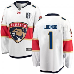 Breakaway Fanatics Branded Adult Roberto Luongo White Away 2023 Stanley Cup Final Jersey - NHL Florida Panthers