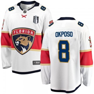 Breakaway Fanatics Branded Adult Kyle Okposo White Away 2023 Stanley Cup Final Jersey - NHL Florida Panthers