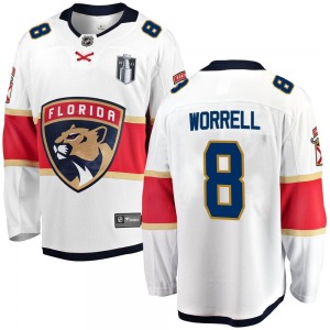 Breakaway Fanatics Branded Adult Peter Worrell White Away 2023 Stanley Cup Final Jersey - NHL Florida Panthers