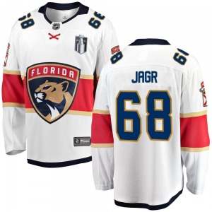 Breakaway Fanatics Branded Youth Jaromir Jagr White Away 2023 Stanley Cup Final Jersey - NHL Florida Panthers