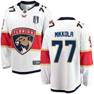 Breakaway Fanatics Branded Youth Niko Mikkola White Away 2023 Stanley Cup Final Jersey - NHL Florida Panthers