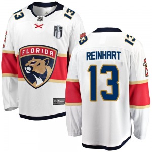 Breakaway Fanatics Branded Youth Sam Reinhart White Away 2023 Stanley Cup Final Jersey - NHL Florida Panthers