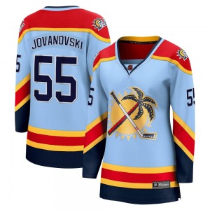 Breakaway Fanatics Branded Women's Ed Jovanovski Light Blue Special Edition 2.0 Jersey - NHL Florida Panthers