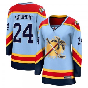 Breakaway Fanatics Branded Women's Justin Sourdif Light Blue Special Edition 2.0 Jersey - NHL Florida Panthers