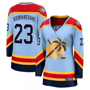 Breakaway Fanatics Branded Women's Carter Verhaeghe Light Blue Special Edition 2.0 Jersey - NHL Florida Panthers