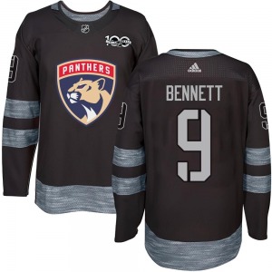 Authentic Youth Sam Bennett Black 1917-2017 100th Anniversary Jersey - NHL Florida Panthers