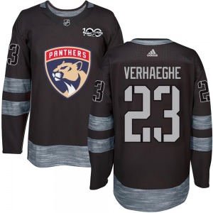 Authentic Youth Carter Verhaeghe Black 1917-2017 100th Anniversary Jersey - NHL Florida Panthers