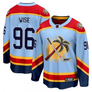 Breakaway Fanatics Branded Youth Jake Wise Light Blue Special Edition 2.0 Jersey - NHL Florida Panthers