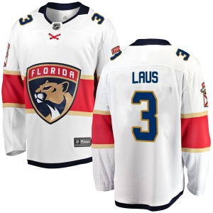 Breakaway Fanatics Branded Adult Paul Laus White Away Jersey - NHL Florida Panthers