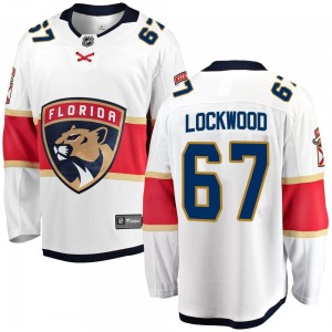 Breakaway Fanatics Branded Adult William Lockwood White Away Jersey - NHL Florida Panthers