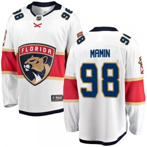 Breakaway Fanatics Branded Adult Maxim Mamin White Away Jersey - NHL Florida Panthers