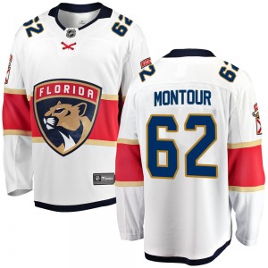 Breakaway Fanatics Branded Adult Brandon Montour White Away Jersey - NHL Florida Panthers