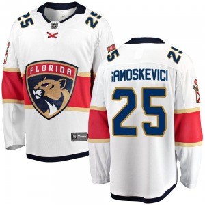 Breakaway Fanatics Branded Adult Mackie Samoskevich White Away Jersey - NHL Florida Panthers