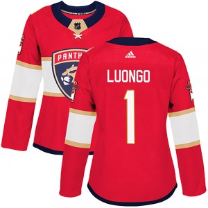 Authentic Adidas Women's Roberto Luongo Red Home Jersey - NHL Florida Panthers