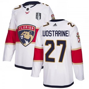 Authentic Adidas Youth Eetu Luostarinen White Away 2023 Stanley Cup Final Jersey - NHL Florida Panthers