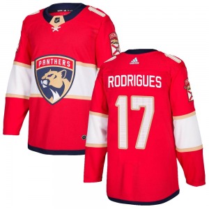 Authentic Adidas Adult Evan Rodrigues Red Home Jersey - NHL Florida Panthers