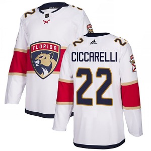 Authentic Adidas Adult Dino Ciccarelli White Away Jersey - NHL Florida Panthers
