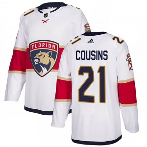 Authentic Adidas Adult Nick Cousins White Away Jersey - NHL Florida Panthers