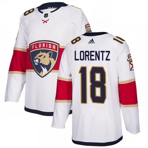 Authentic Adidas Adult Steven Lorentz White Away Jersey - NHL Florida Panthers