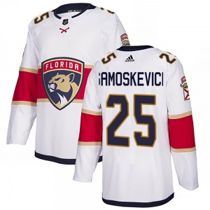 Authentic Adidas Adult Mackie Samoskevich White Away Jersey - NHL Florida Panthers