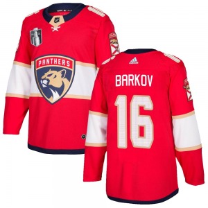 Authentic Adidas Adult Aleksander Barkov Red Home 2023 Stanley Cup Final Jersey - NHL Florida Panthers