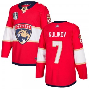 Authentic Adidas Adult Dmitry Kulikov Red Home 2023 Stanley Cup Final Jersey - NHL Florida Panthers