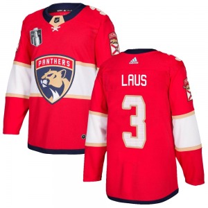 Authentic Adidas Adult Paul Laus Red Home 2023 Stanley Cup Final Jersey - NHL Florida Panthers