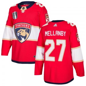Authentic Adidas Adult Scott Mellanby Red Home 2023 Stanley Cup Final Jersey - NHL Florida Panthers