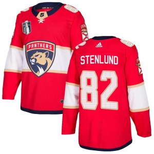 Authentic Adidas Adult Kevin Stenlund Red Home 2023 Stanley Cup Final Jersey - NHL Florida Panthers